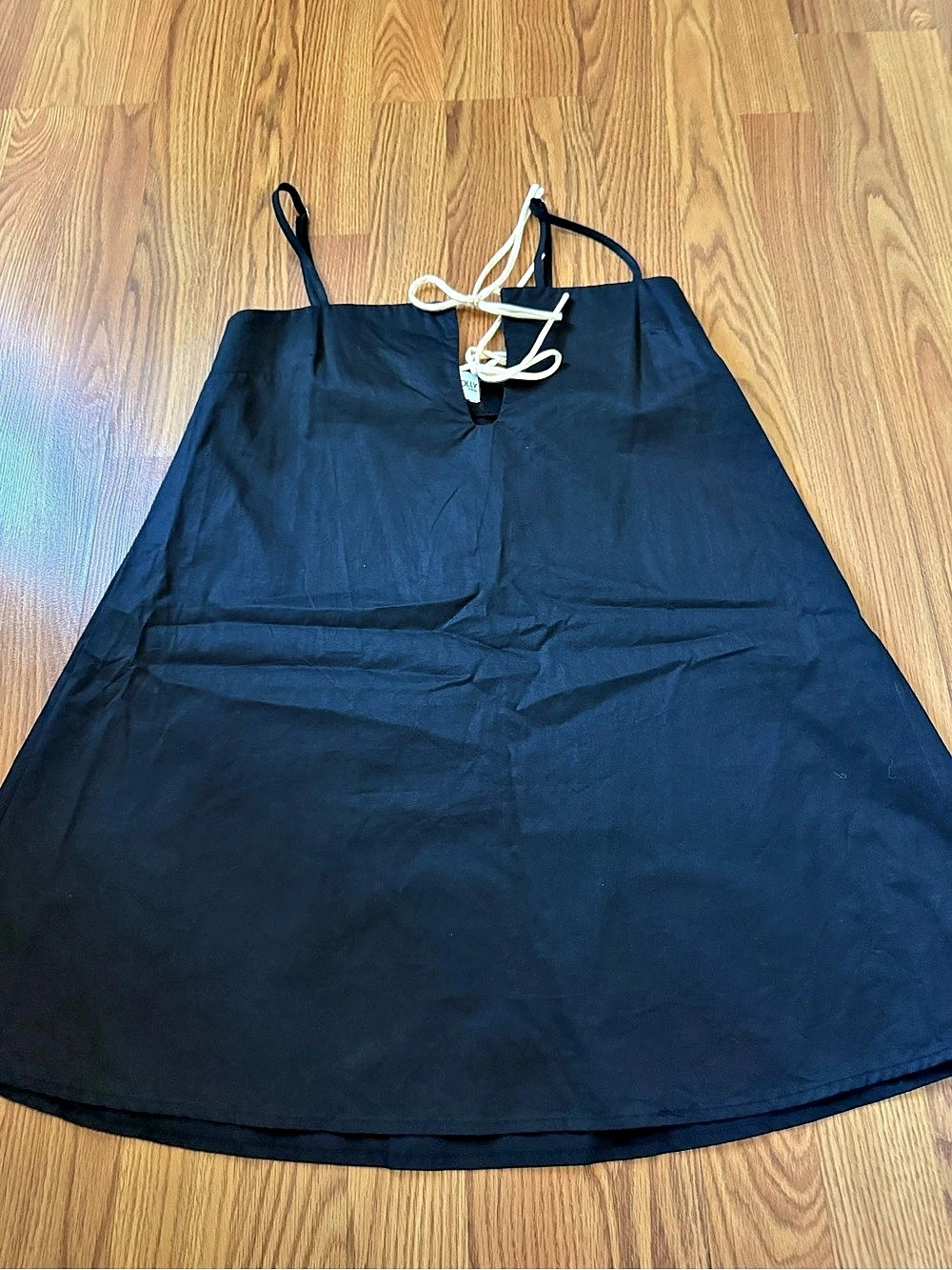 PRINCESS POLLY Black Mini Dress Size 4 Like New
